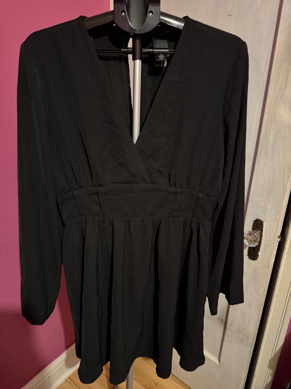 Dynamite Flare Dress W/ Waist Detail